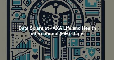 Data Scientist - AXA Life and Health international (F/H) stage