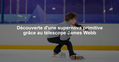 Découverte d'une supernova primitive grâce au télescope James Webb