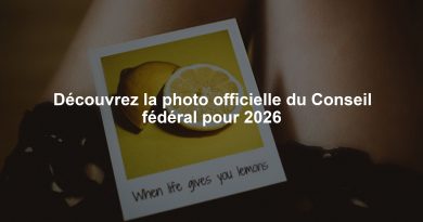 Découvrez la photo officielle du Conseil fédéral pour 2026 Découvrez la photo officielle du Conseil fédéral pour 2026