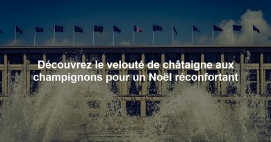 Découvrez le velouté de châtaigne aux champignons pour un Noël réconfortant