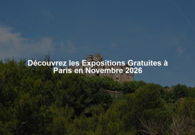 Découvrez les Expositions Gratuites à Paris en Novembre 2026