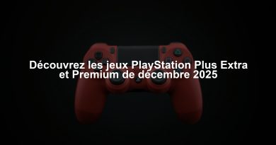Découvrez les jeux PlayStation Plus Extra et Premium de décembre 2025