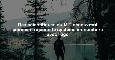 Des scientifiques du MIT découvrent comment rajeunir le système immunitaire avec l’âge Des scientifiques du MIT découvrent comment rajeunir le système immunitaire avec l'âge