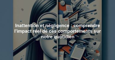 Inattention et négligence : comprendre l’impact réel de ces comportements sur notre quotidien