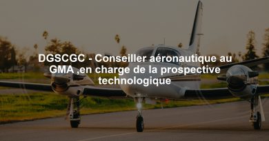 DGSCGC - Conseiller aéronautique au GMA ,en charge de la prospective technologique