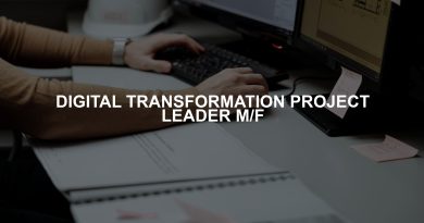 DIGITAL TRANSFORMATION PROJECT LEADER M/F
