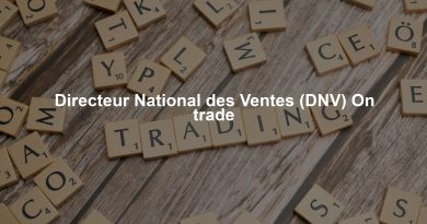Directeur National des Ventes (DNV) On trade