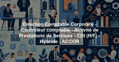 Direction Comptable Corporate - Contrôleur comptable - Activité de Prestations de Services - CDI (H/F) - Hybride - ACCOR