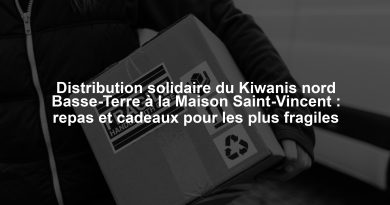 Distribution solidaire du Kiwanis nord Basse-Terre à la Maison Saint-Vincent : repas et cadeaux pour les plus fragiles