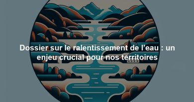 Dossier sur le ralentissement de l’eau : un enjeu crucial pour nos territoires