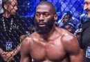 Photo de Cedric Doumbe dans la cage du PFL Paris