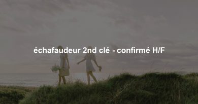 échafaudeur 2nd clé – confirmé H/F échafaudeur 2nd clé - confirmé H/F