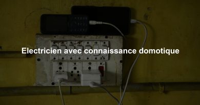 Electricien avec connaissance domotique