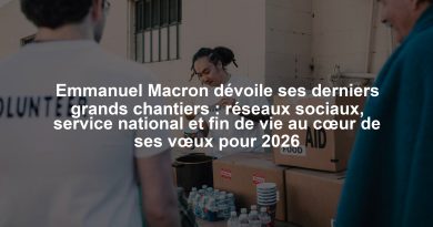 Emmanuel Macron dévoile ses derniers grands chantiers : réseaux sociaux, service national et fin de vie au cœur de ses vœux pour 2026
