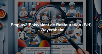 Employé Polyvalent de Restauration (F/H) - Weyersheim