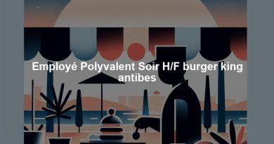 Employé Polyvalent Soir H/F burger king antibes