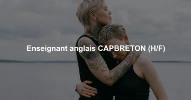 Enseignant anglais CAPBRETON (H/F)