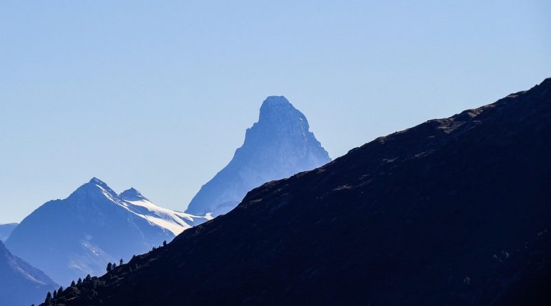 Switzerland, Alps, Matterhorn, lake, mountains, Swiss flag, Geneva