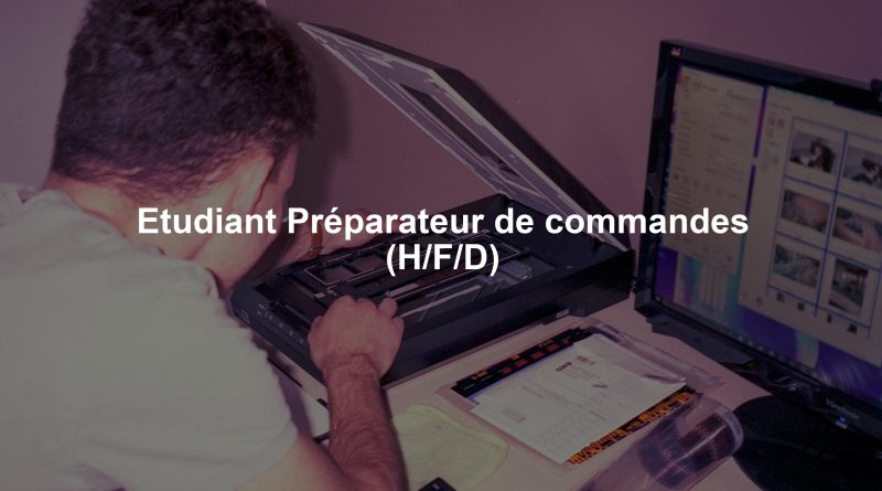 Etudiant Préparateur de commandes (H/F/D)