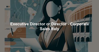 Executive Director or Director - Corporate Sales Italy
