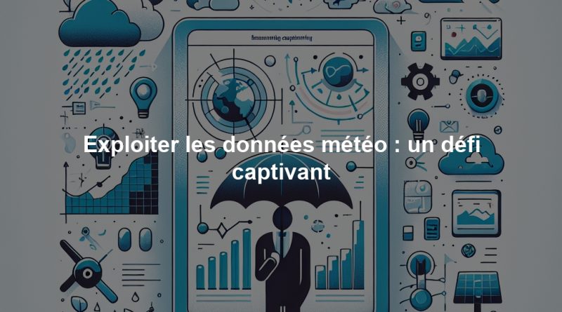 Exploiter les données météo : un défi captivant