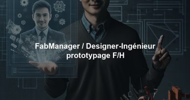 FabManager / Designer-Ingénieur prototypage F/H