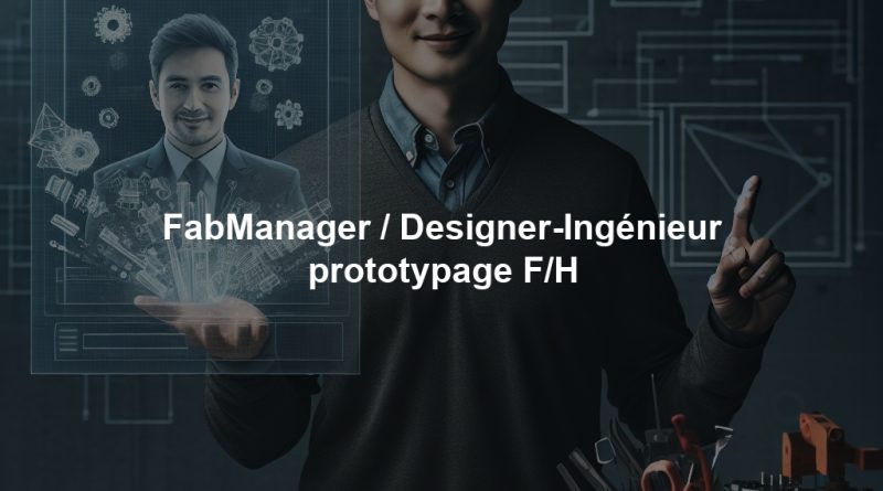 FabManager / Designer-Ingénieur prototypage F/H