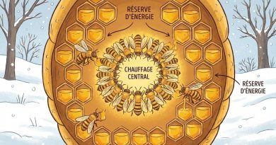 fabrication du miel par les abeilles