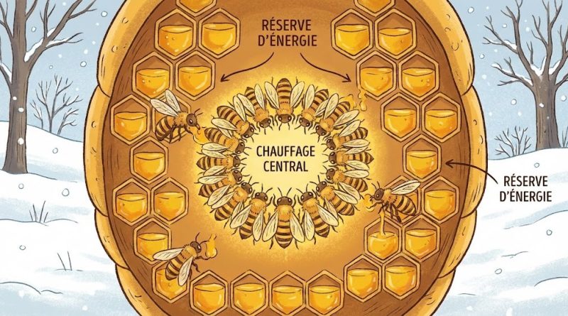 fabrication du miel par les abeilles