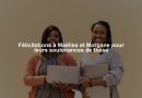 Félicitations à Maëliss et Morgane pour leurs soutenances de thèse
