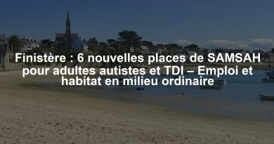 Finistère : 6 nouvelles places de SAMSAH pour adultes autistes et TDI – Emploi et habitat en milieu ordinaire