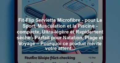 Fit-Flip Serviette Microfibre - pour Le Sport, Musculation et la Piscine - compacte, Ultra-légère et Rapidement sèche - Parfait pour Natation, Plage et Voyage – Pourquoi ce produit mérite votre attention
