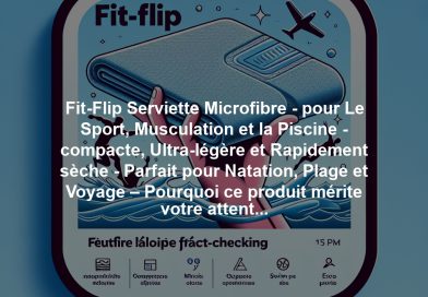 Fit-Flip Serviette Microfibre - pour Le Sport, Musculation et la Piscine - compacte, Ultra-légère et Rapidement sèche - Parfait pour Natation, Plage et Voyage – Pourquoi ce produit mérite votre attention