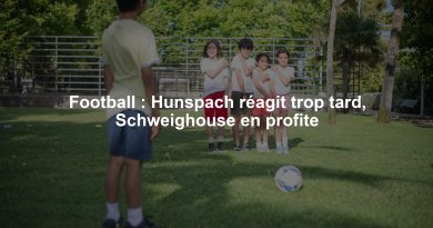 Football : Hunspach réagit trop tard, Schweighouse en profite