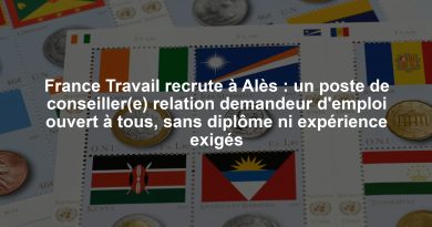 France Travail recrute à Alès : un poste de conseiller(e) relation demandeur d'emploi ouvert à tous, sans diplôme ni expérience exigés
