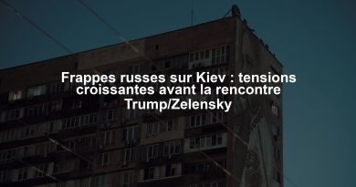 Frappes russes sur Kiev : tensions croissantes avant la rencontre Trump/Zelensky