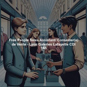 Free People Sales Assistant/ Conseiller(e) de Vente - Lyon Galeries Lafayette CDI 16h