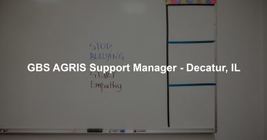 GBS AGRIS Support Manager - Decatur, IL