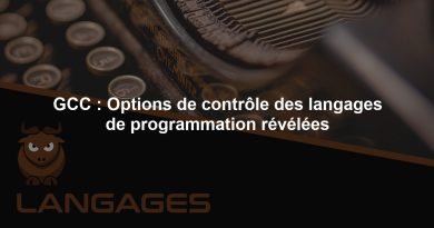 GCC : Options de contrôle des langages de programmation révélées