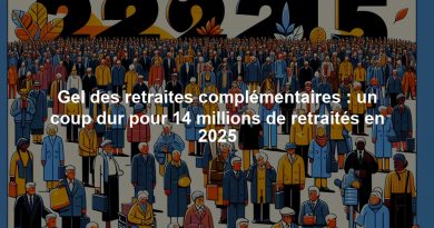 Gel des retraites complémentaires : un coup dur pour 14 millions de retraités en 2025