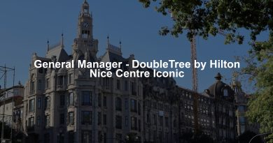 General Manager - DoubleTree by Hilton Nice Centre Iconic