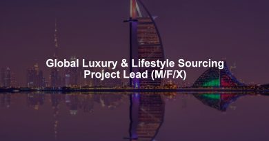 Global Luxury & Lifestyle Sourcing Project Lead (M/F/X)