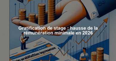 Gratification de stage : hausse de la rémunération minimale en 2026