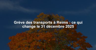 Grève des transports à Reims : ce qui change le 31 décembre 2025
