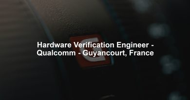 Hardware Verification Engineer - Qualcomm - Guyancourt, France
