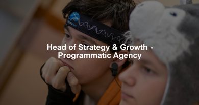 Head of Strategy & Growth - Programmatic Agency