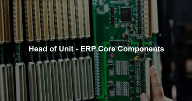 Head of Unit - ERP Core Components
