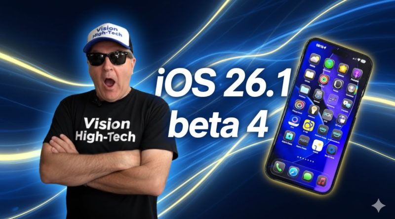 iOS 26.1 Beta 4 : Une nouvelle fonctionnalité incroyable ! 🔥
