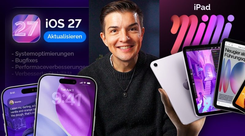 iOS 27 : Nouveautés, iPad mini OLED et départ de Tim Cook ?