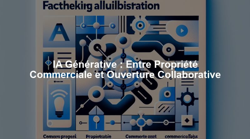 IA Générative : Entre Propriété Commerciale et Ouverture Collaborative